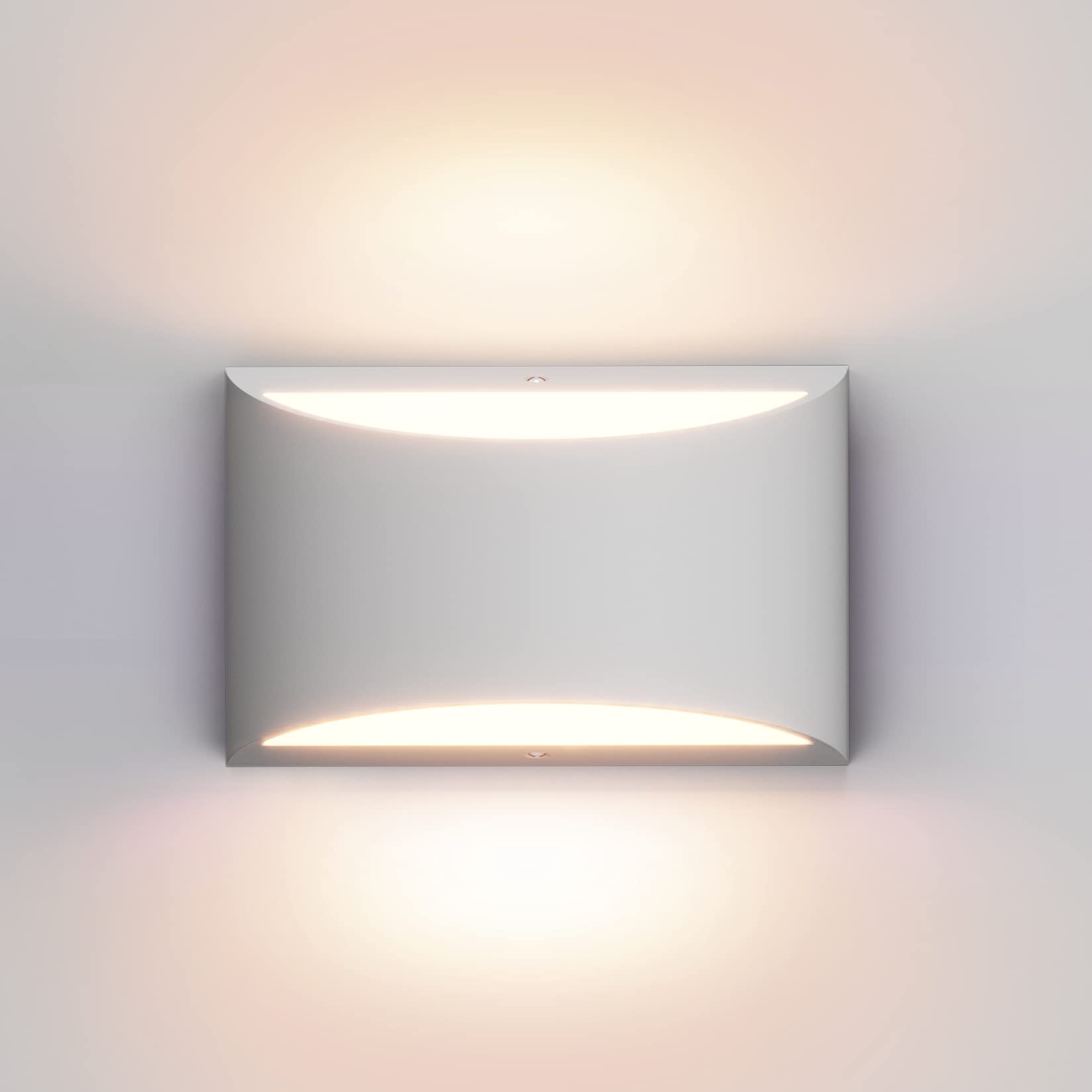 Aipsun Black Modern LED Wall Sconce Indoor Wall Lights 1 Pack Hardwired Up and Down Wall Mount Light for Living Room Bedroom Hallway Corridor Conservatory Warm White 3000K(with G9 Bulbs)