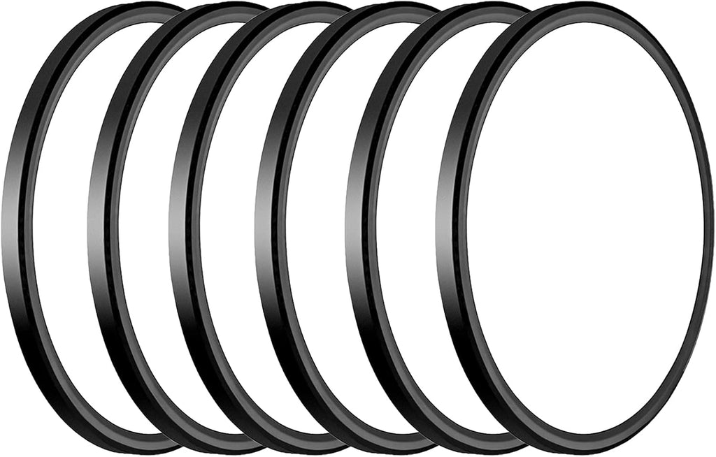 WKONCLDY 6Pack 3200lm LED Flush Mount Ceiling Light, Super Slim 12 inch LED Ceiling Light, 5000K LED Ceiling Light for Bedroom, Living Room, Dining Room (Black, Six Pack)