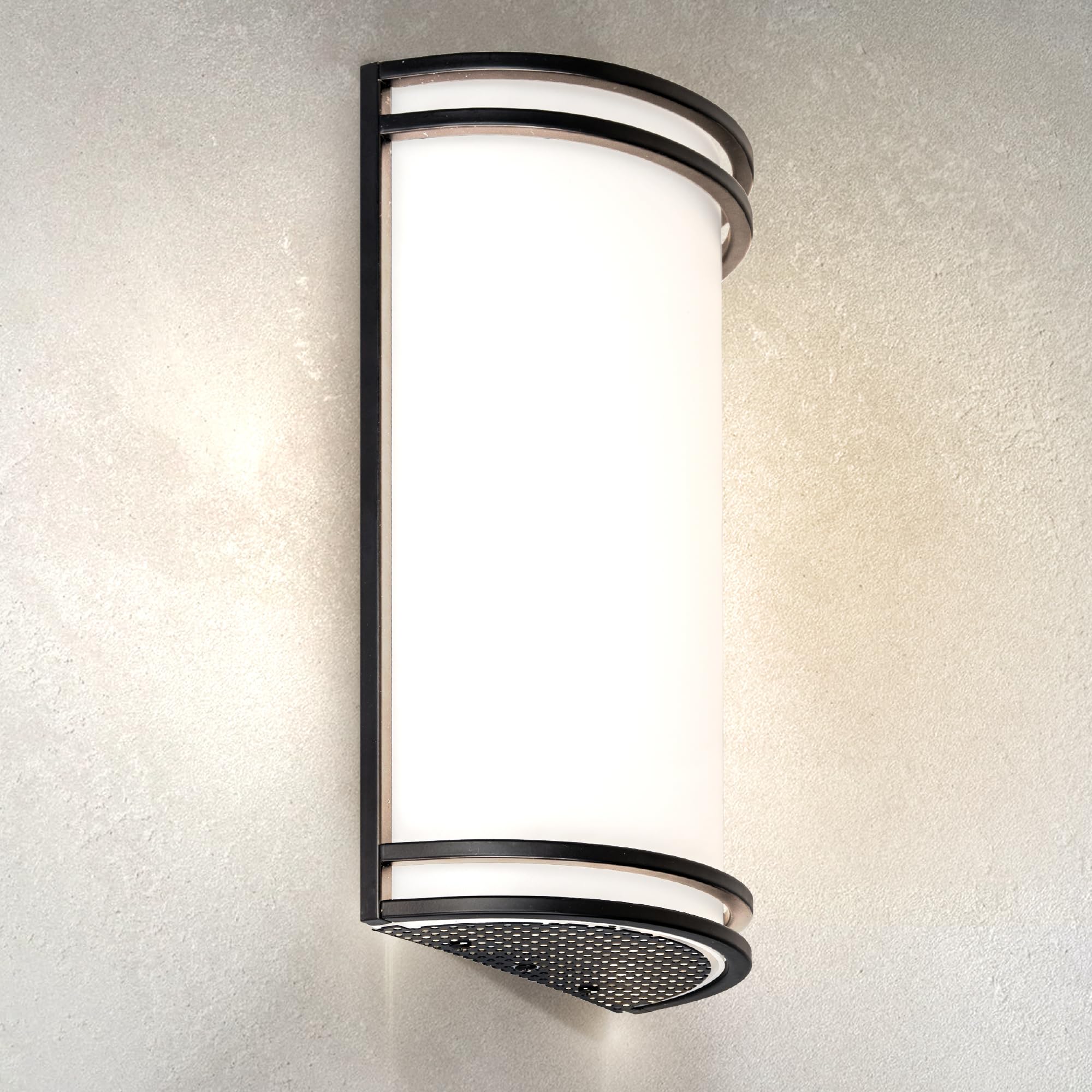 ASD LED Indoor Wall Mount Light Fixture - 10 Inch 15W Modern Interior Brushed Nickel Dimmable Wall Sconce Light - ETL 3000K 4000K 5000K Adjustable - Hallway, Bedroom LED Wall Lights