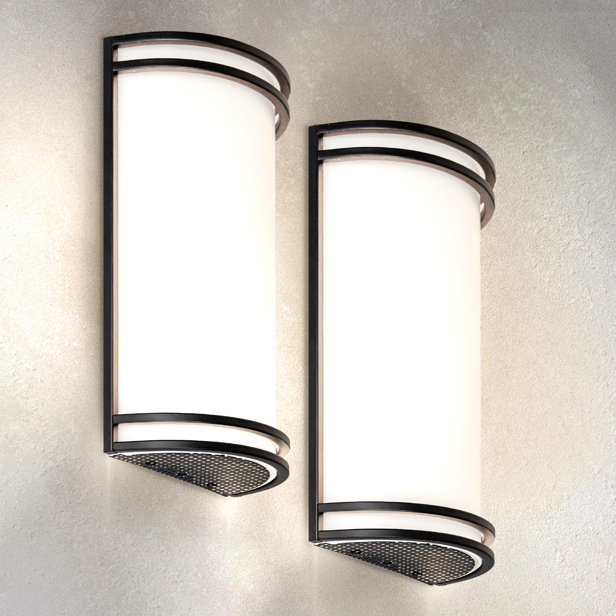 ASD LED Indoor Wall Mount Light Fixture - 10 Inch 15W Modern Interior Brushed Nickel Dimmable Wall Sconce Light - ETL 3000K 4000K 5000K Adjustable - Hallway, Bedroom LED Wall Lights