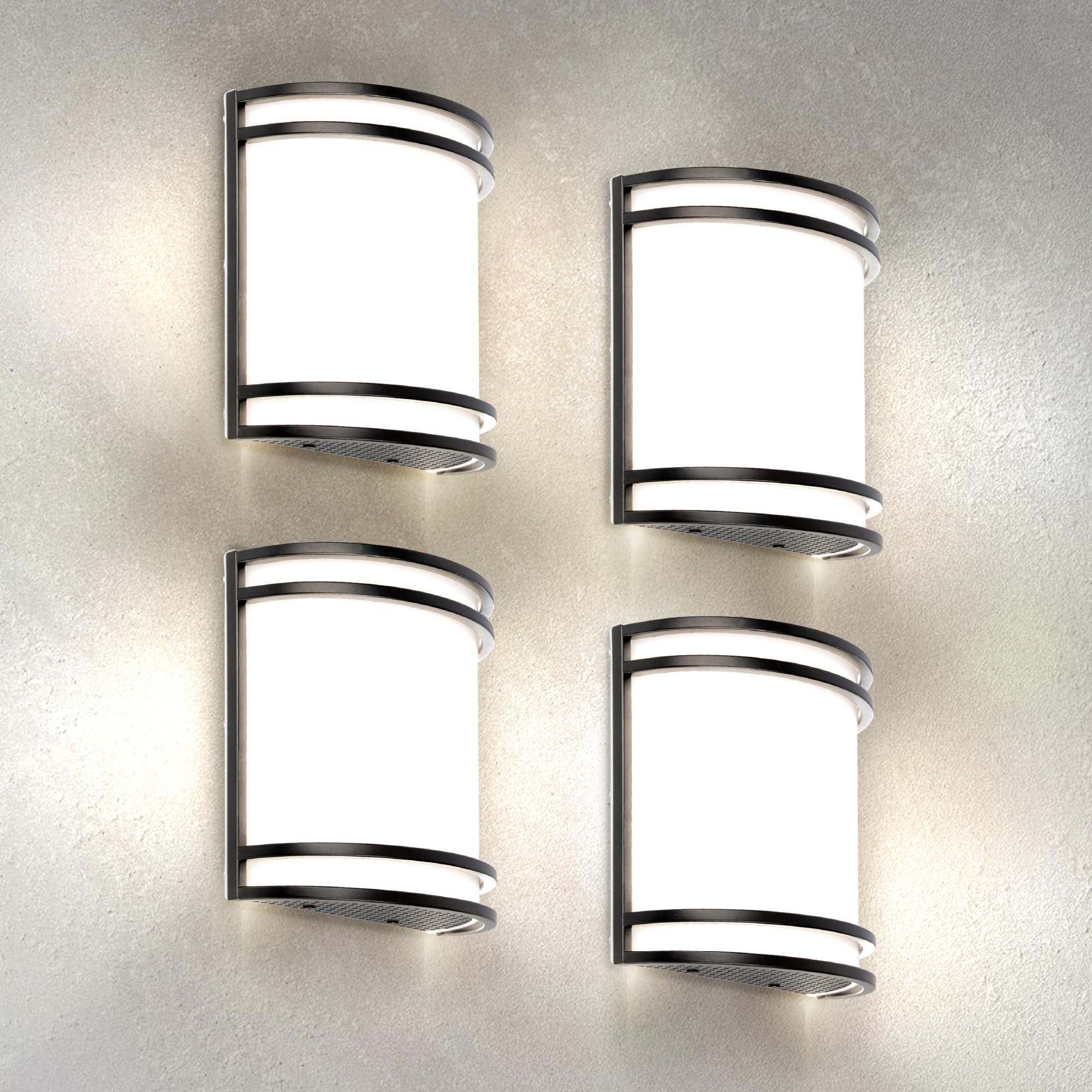 ASD LED Indoor Wall Mount Light Fixture - 10 Inch 15W Modern Interior Brushed Nickel Dimmable Wall Sconce Light - ETL 3000K 4000K 5000K Adjustable - Hallway, Bedroom LED Wall Lights